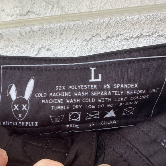 Mister Triple X NWOT Board Shorts Large Mens Rock Star Skull Butterfly Floral - Picture 6 of 6